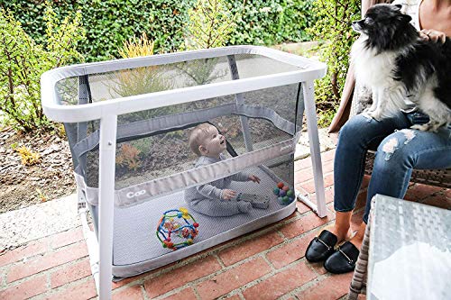 Joovy Coo Bassinet Portable with Storage and Rocking