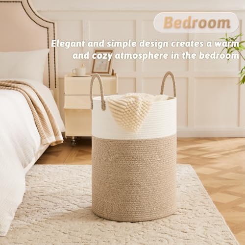 Artfeel Woven Cotton Laundry Basket 60L