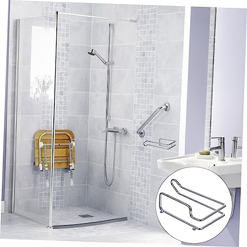 POPETPOP Carbon Steel Toilet Paper Holder Bathroom Mount