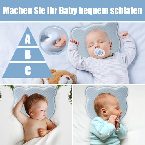 FOBSERD Memory Foam Travel Pillow for Babies