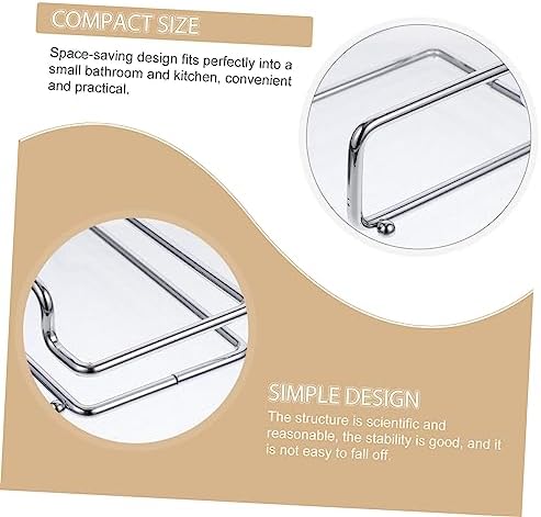 POPETPOP Carbon Steel Toilet Paper Holder Bathroom Mount