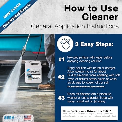 Serveon H2600 Concrete Cleaner 1 Gallon