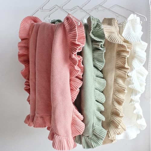 YCHWFF Knit Baby Blanket 40x30 Soft Swaddle Blanket