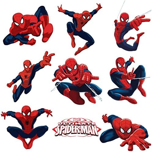 Spiderman Sticker Pack for Kids Room Decor