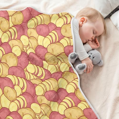 SHJI Soft Swaddle Blanket 30x40in Cotton Baby Blanket