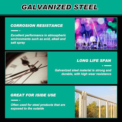 Gisafai 6 Pcs 6 J Bolt Gate Hinge Set