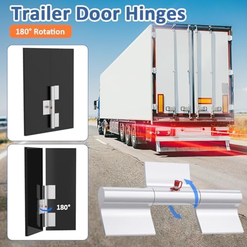 NOOTO 9 Inch Aluminum Greaseable Weld On Door Hinge