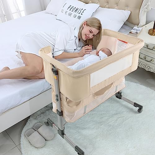 3in1 Bedside Crib with Mosquito Net for Baby