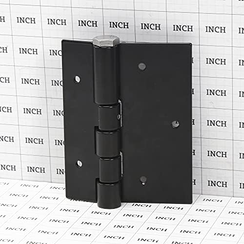 Plum Fittings Aluminum Black Self-Closing Gate Hinges