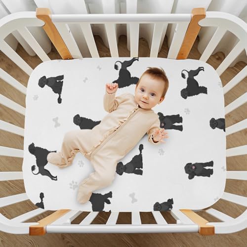 KICPOAY Fitted Crib Sheets for Baby Toddler Playard