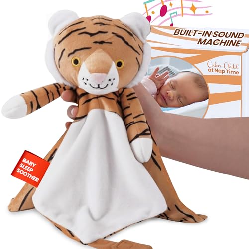 Love By Emi 4-in-1 Sound Machine Plush Tiger Blanket