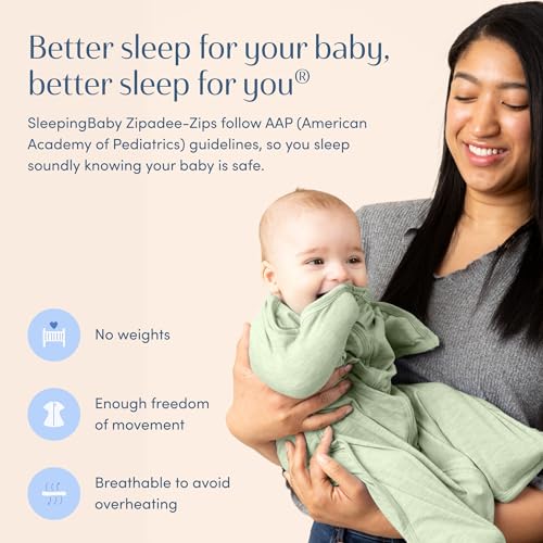 SleepingBaby Zipadee-Zip Transition Swaddle for 3-6 Month Babies