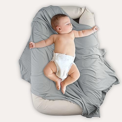Ultra Soft Jersey Swaddle Blanket 40x30 Inches 2 Pcs for Newborns