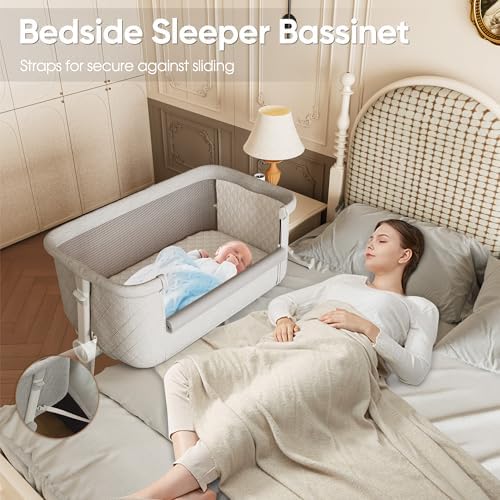 STARMONS 9 Height Adjustable Bassinet for Baby
