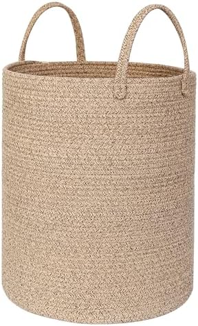 Large Woven Laundry Basket 15x18 for Bedroom and Nursery Use
