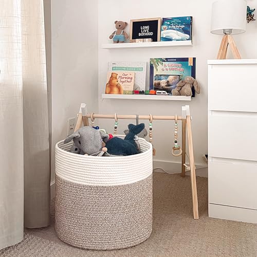 Goodpick Large Woven Cotton Rope Storage Basket