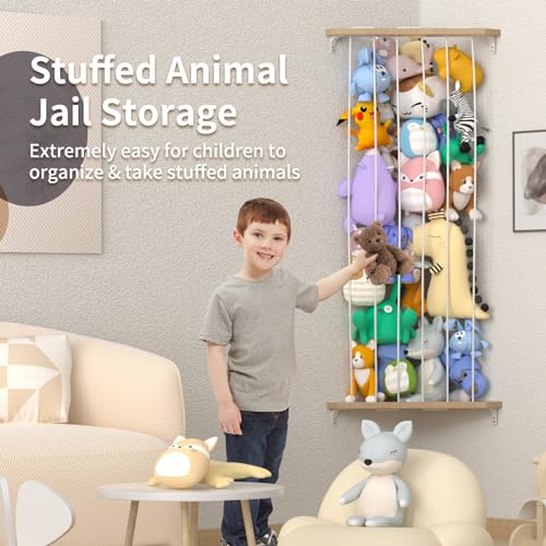 Zayysoha Stuffed Animal Storage Hammock Organizer 1