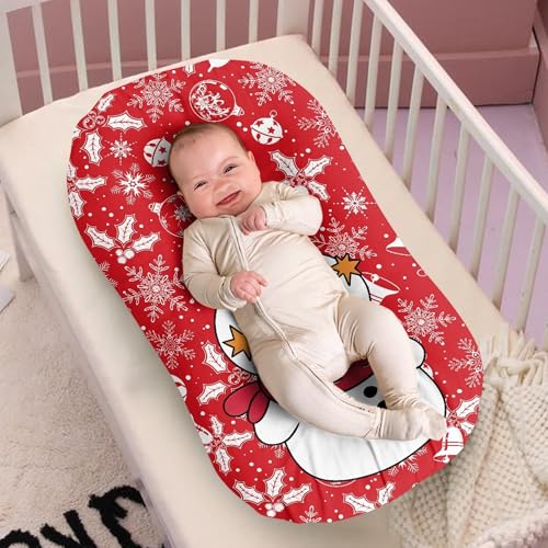 Zanxiantu Christmas Baby Lounger Pillow Cover for Newborn 0-24 Months