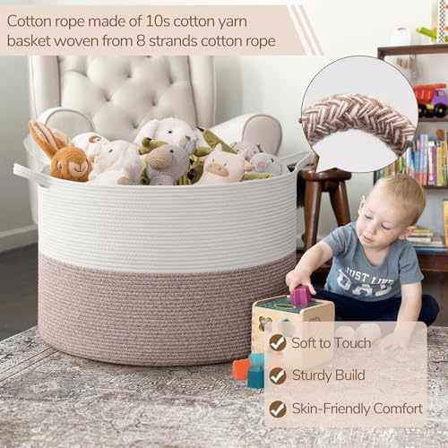 INDRESSME 115L Extra Large Blanket Basket
