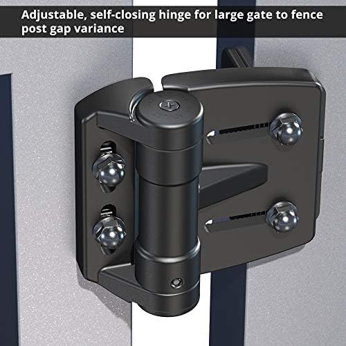 DD Technologies TCAMA2 Gate Hinges 2 Count Black