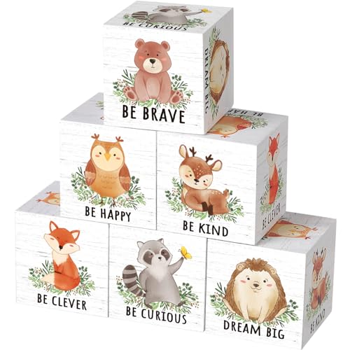 Vertintong Woodland Animal Wall Decor Blocks