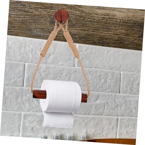 Unomor Rustic Rope Toilet Paper Holder Wall Mount