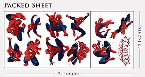 Spiderman Sticker Pack for Kids Room Decor