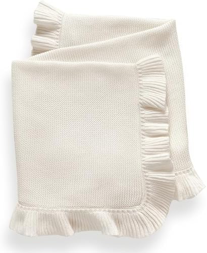 YCHWFF Knit Baby Blanket 40x30 Soft Swaddle Blanket