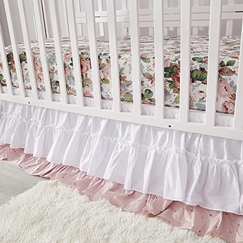 Brandream Organic Cotton Crib Sheet for Girls 1