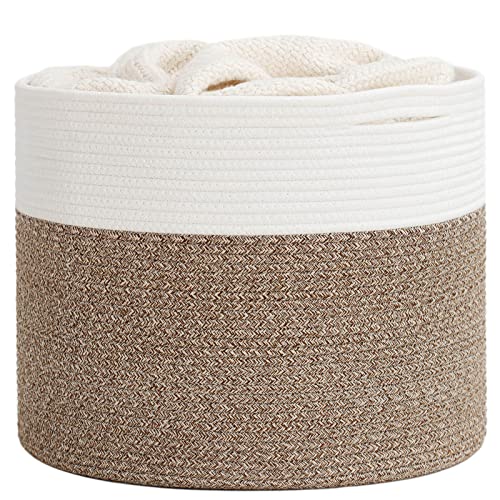 Goodpick Large Woven Cotton Rope Storage Basket