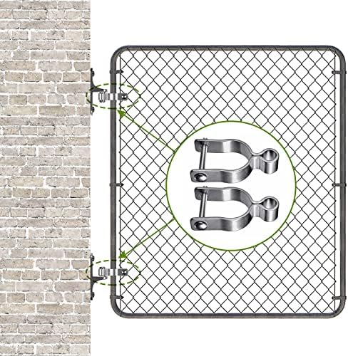 Insaga 304 Stainless Steel Gate Hinge 2 Pack for 58 Pin
