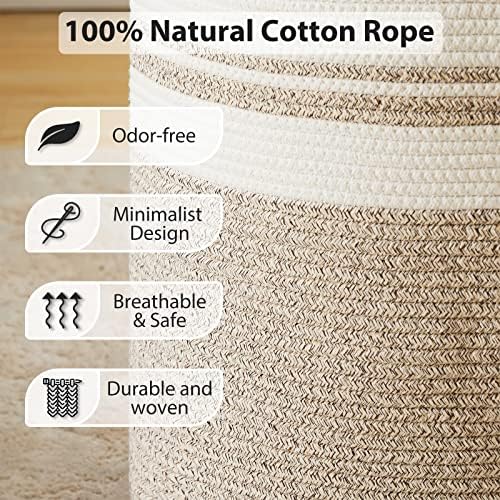 Fionas Magic 58L Cotton Woven Laundry Hamper