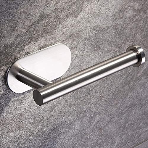 Envibe Toilet Paper Holder Self Adhesive Stainless Steel Silver